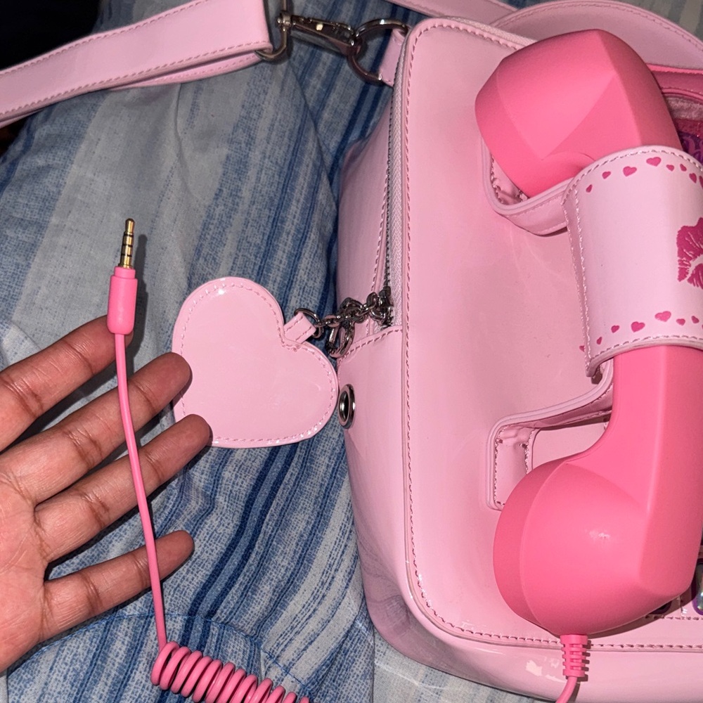 Dolls Kill Pink Phone Crossbody Bag - Picture 5 of 8